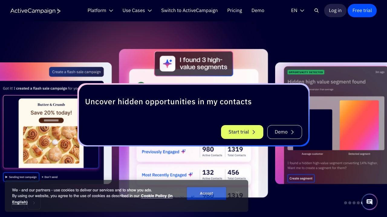 ActiveCampaign screenshot