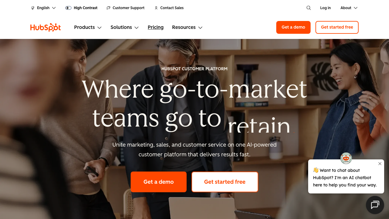 HubSpot CRM screenshot