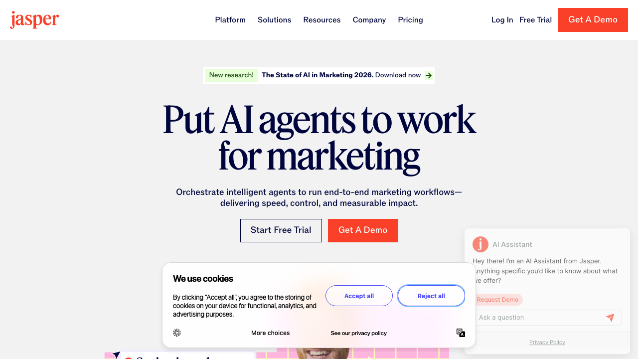 Jasper AI screenshot