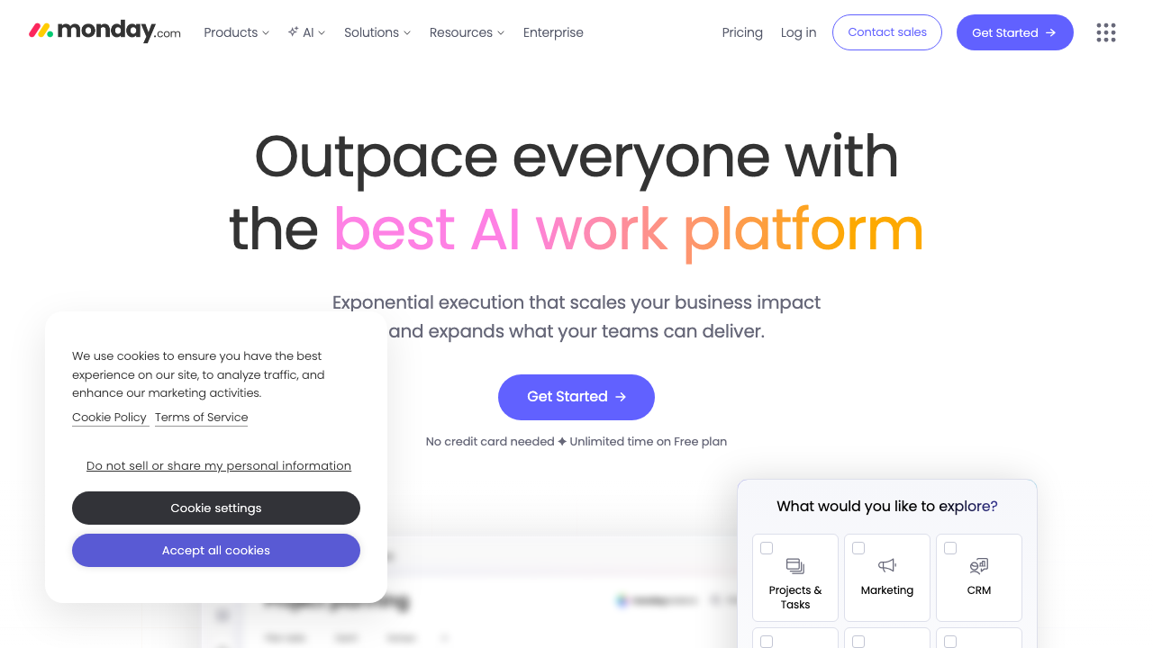 Monday.com screenshot